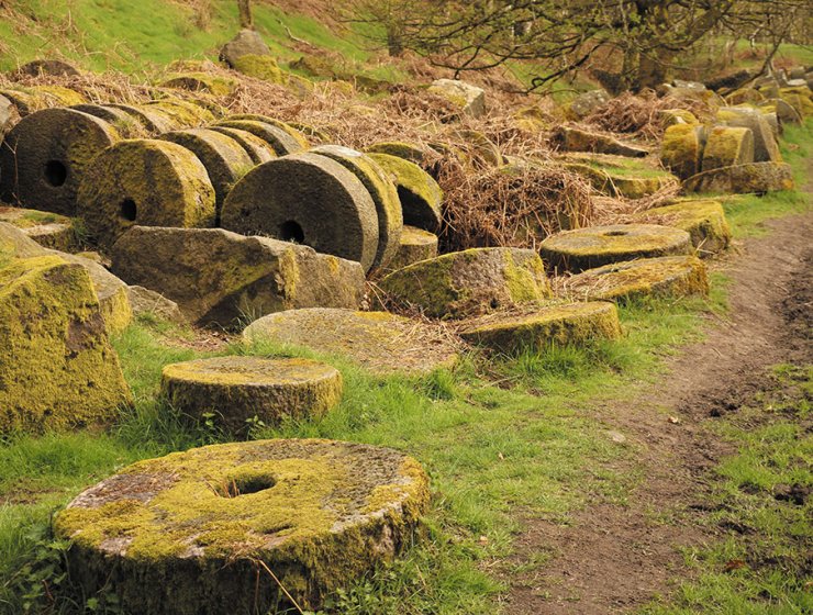 Bolehill-Quarry, Derbyshire Millstones