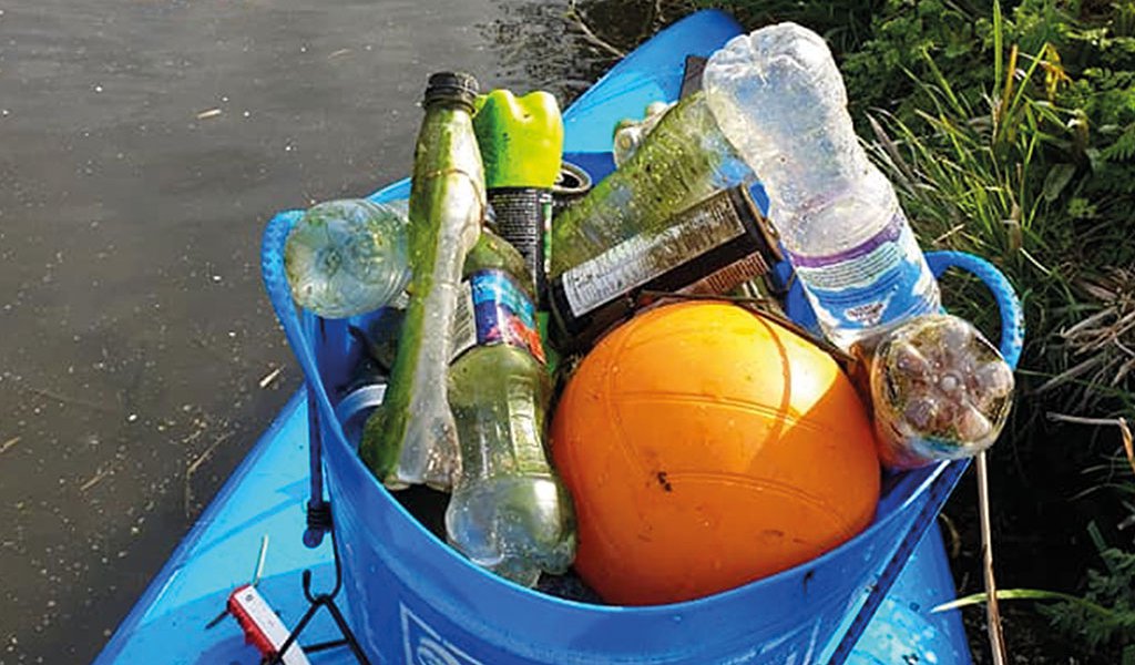 Plastic pollution in Derbyshire