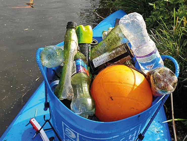 Plastic pollution in Derbyshire