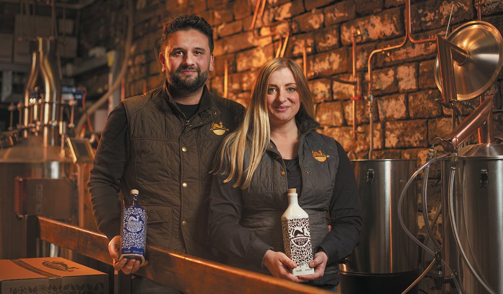 Karl and Lindsay Bond of Forest Gin
