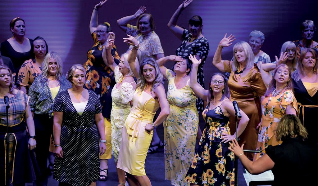 The Honey Belles Ladies Choir performing at the Pomegranate Theatre, Chesterfield, last year.