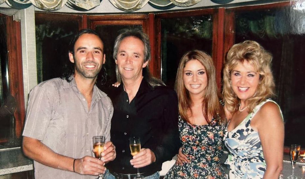 Roger pictured with his family.