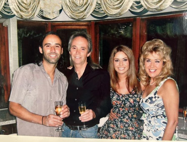 Roger pictured with his family.