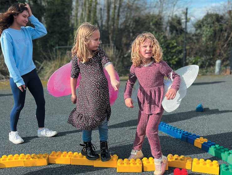 Children enjoying themselves at FairPlay in Chesterfield.