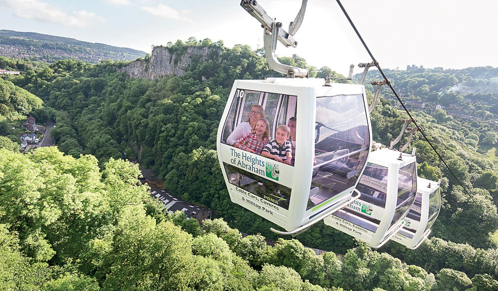 The cable cars taking visitors to and from The Heights of Abraham are 40 years old this year.