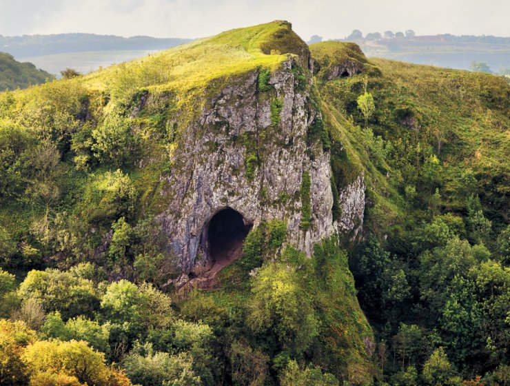 THOR’S CAVE 2:  Thor’s Cave in early light.