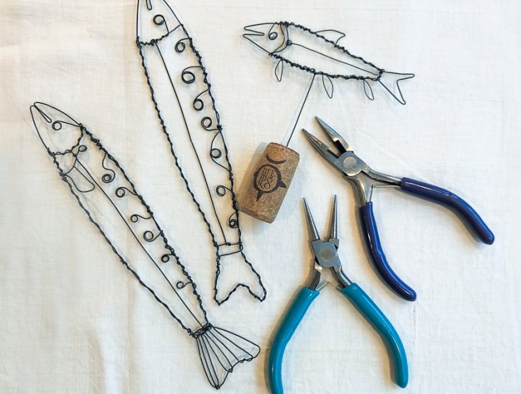 Liz Wellby is holding a wire fish workshop on Saturday, June 29.