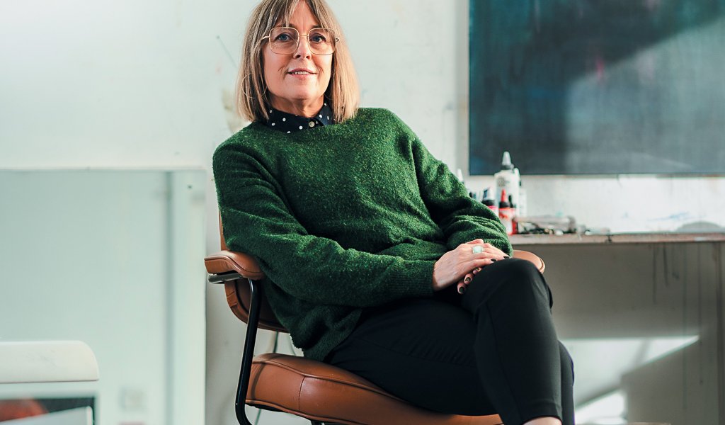 Georgia in her studio at home.