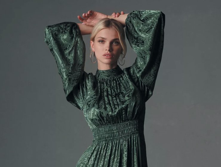 The Somerset long sleeve maxi dress, £148, Anthropologie. www.anthropologie.com