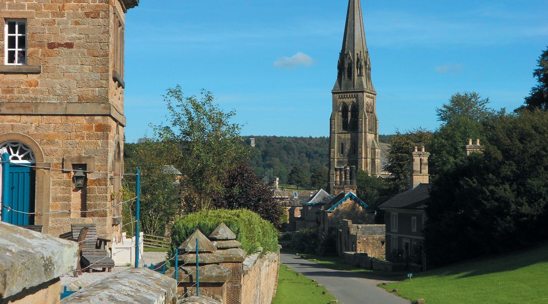 Edensor – such a pretty village. Picture by Brian Smith.