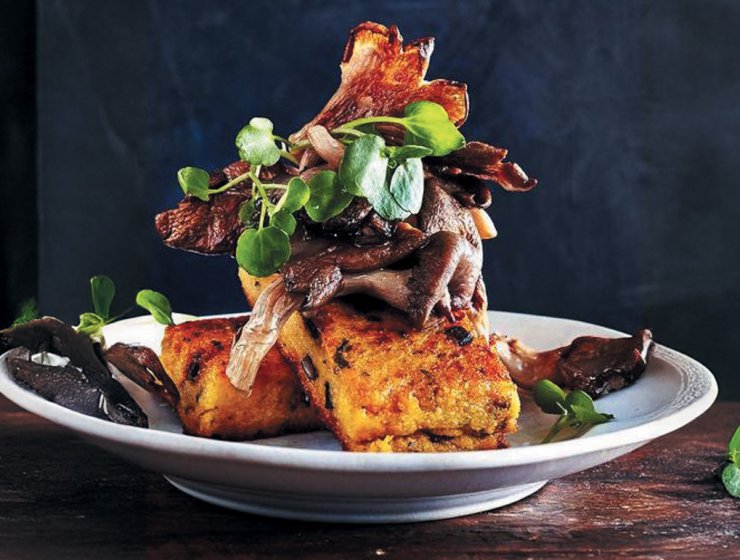 Novak Djokovic’s Crispy Mushroom Polenta