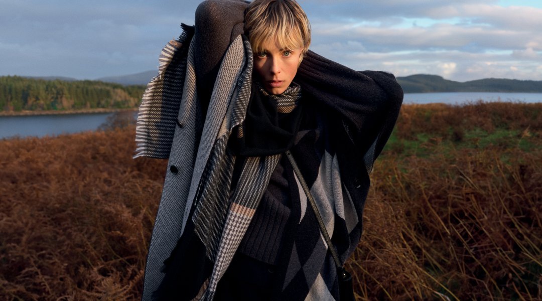 Rosemary Cape, £139, and Melody Scarf, £34.95, Barbour. Available at Barbour.com