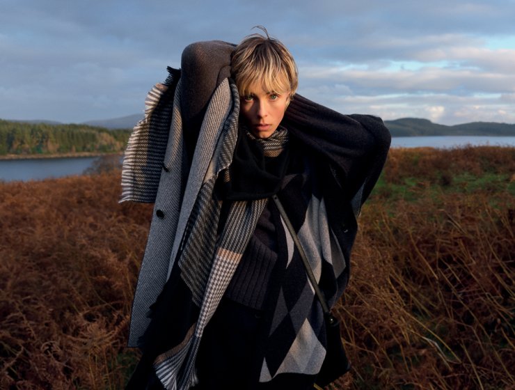 Rosemary Cape, £139, and Melody Scarf, £34.95, Barbour. Available at Barbour.com