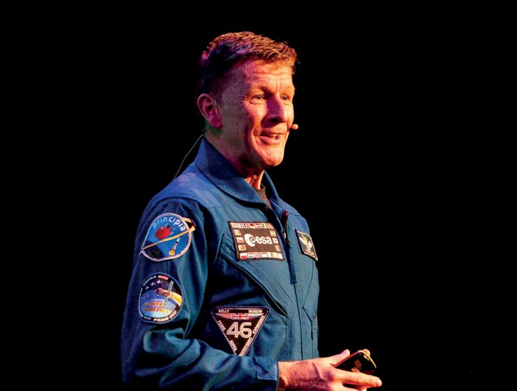 Tim Peake on tour. Picture by Lee Collier.