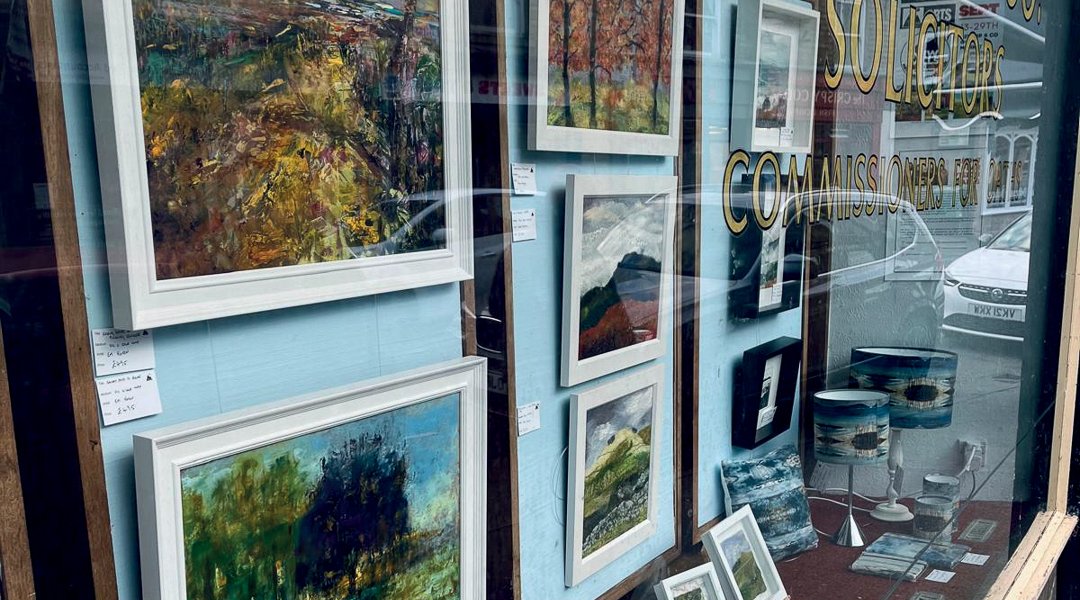 A window during the New Mills Art Trail last year. Picture by Andrea Joseph.