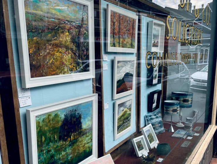 A window during the New Mills Art Trail last year. Picture by Andrea Joseph.