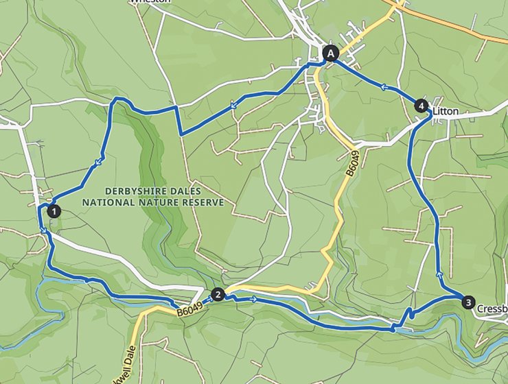 A is St John the Baptist Church, Tideswell.