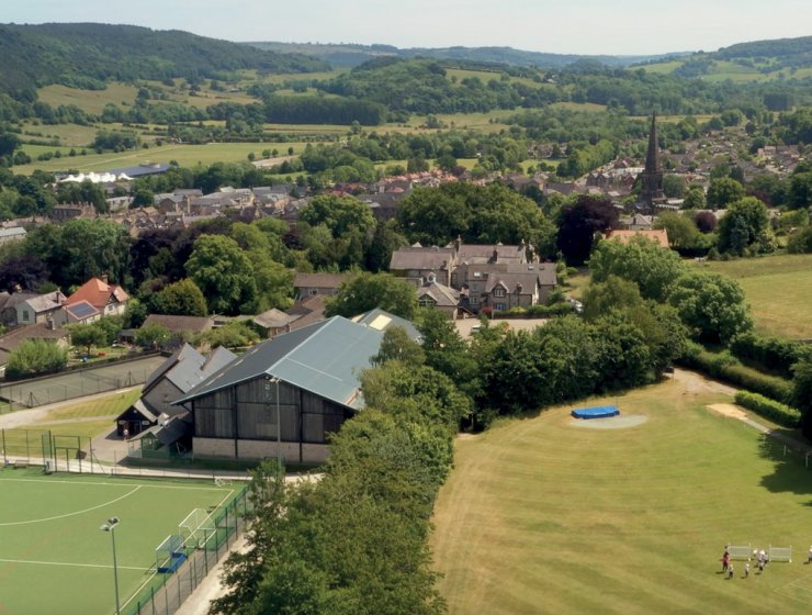 S. Anselm’s School nestles above Bakewell in the Derbyshire Dales