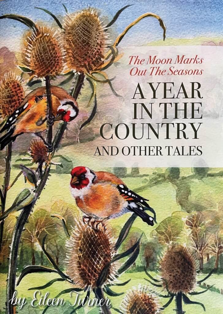 Hardback book, The Moon Marks The Seasons, A Year in The Country by Eileen Turner.