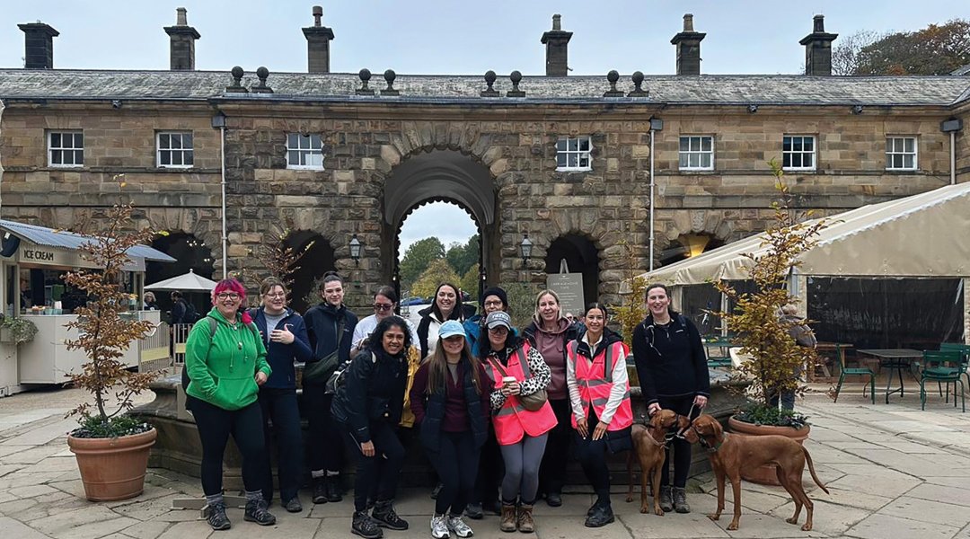 The group at Chatsworth. Picture: Shea McArdle
