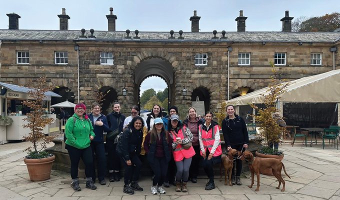 The group at Chatsworth. Picture: Shea McArdle