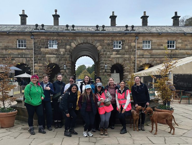 The group at Chatsworth. Picture: Shea McArdle