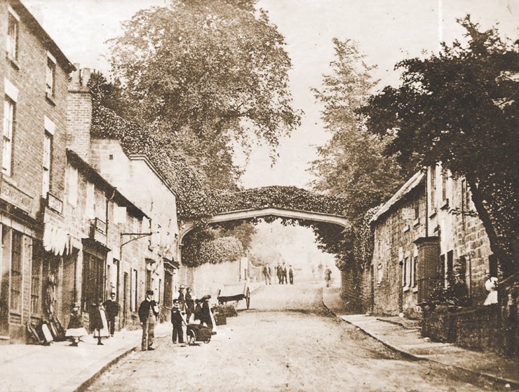 The ornate bridge once used to take food from Strutt’s manor house to parties in the gardens across the road. Picture courtesy of Adrian Farmer