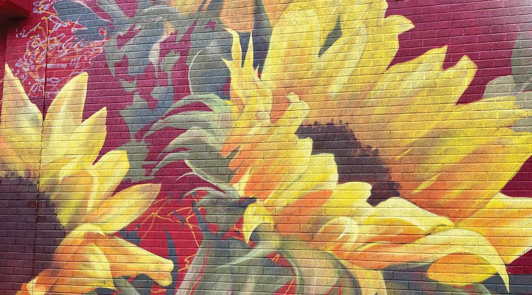 Sunflowers are among the diverse items sold on Chesterfield’s markets