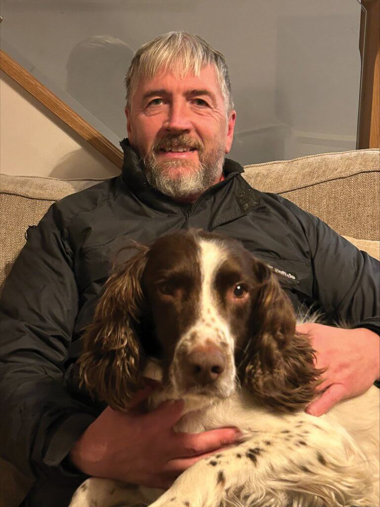 Mark and his dog Willow