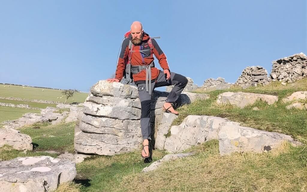 Ben Dalton in training for his Peak District challenge