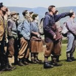 Wardens at Edale, 1954. Picture: Peak District National Park Authority (Colourised for effect)