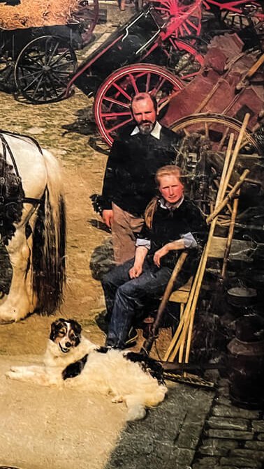 Pat and Les and Dick Dog