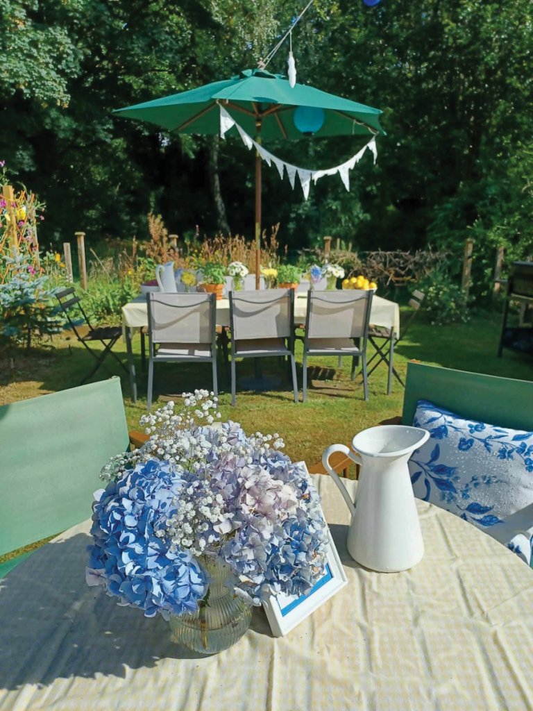 A few thoughtful decorations can transform a garden for summer entertaining