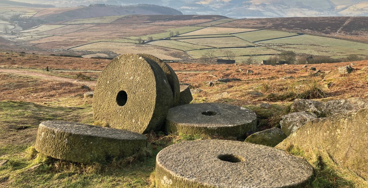 Millstones near Upper Burbage. Picture: Andrew McCloy