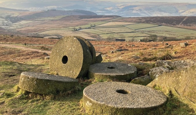 Millstones near Upper Burbage. Picture: Andrew McCloy