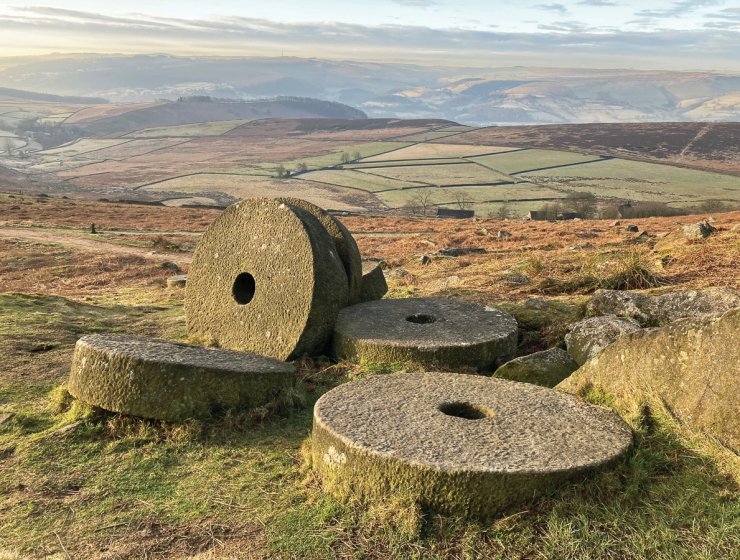 Millstones near Upper Burbage. Picture: Andrew McCloy