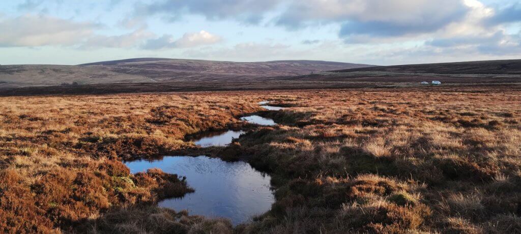 Peak District peat dams. Picture: Moors for the Future Partnership