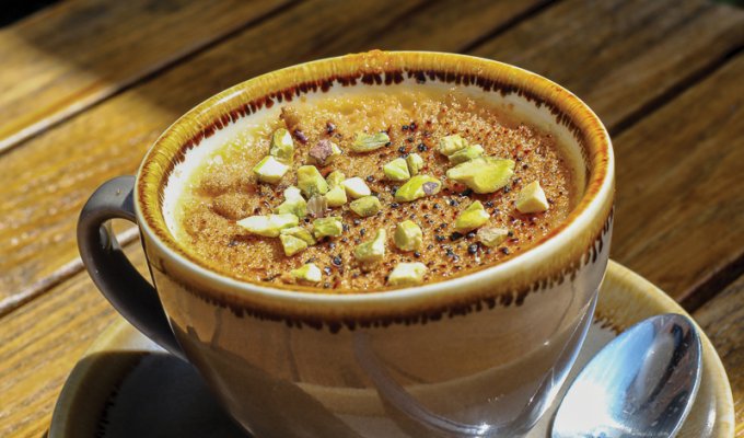 Ube Matcha Crème Brûlée