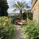 The garden at 2 Haddon View, Stanton in Peak