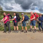A ‘caravan of pilgrims’. Picture by Lisa Wells