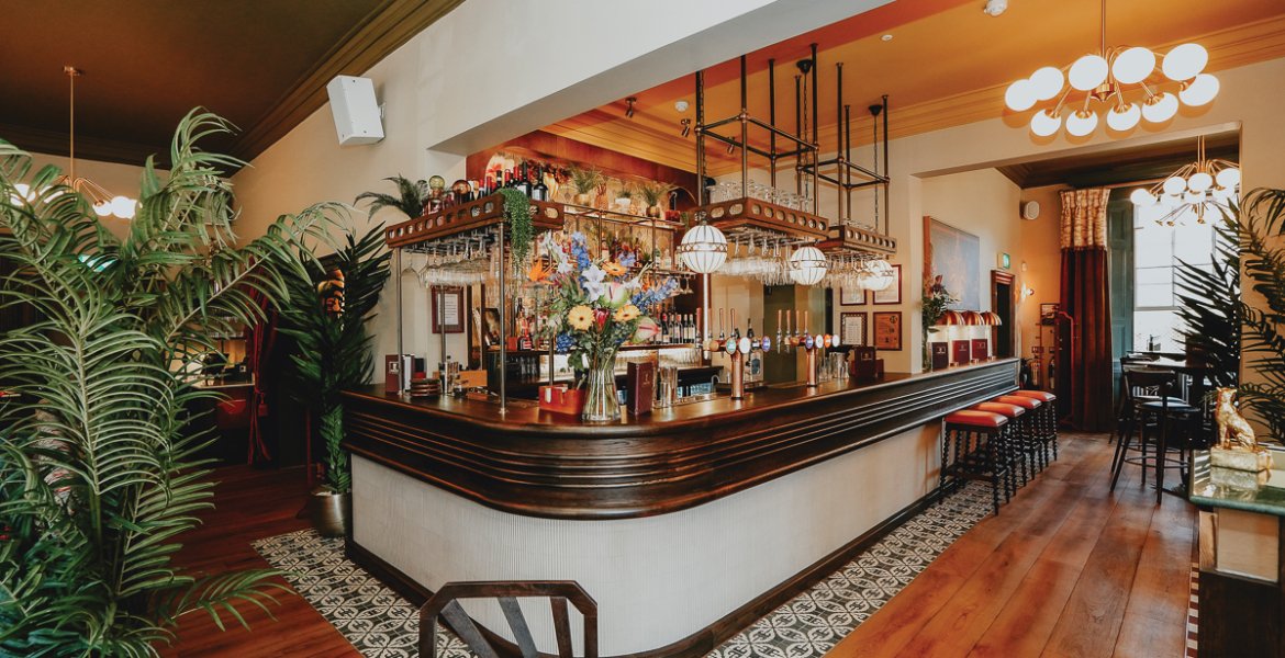 The Charleston embraces the grandeur of the former bank building