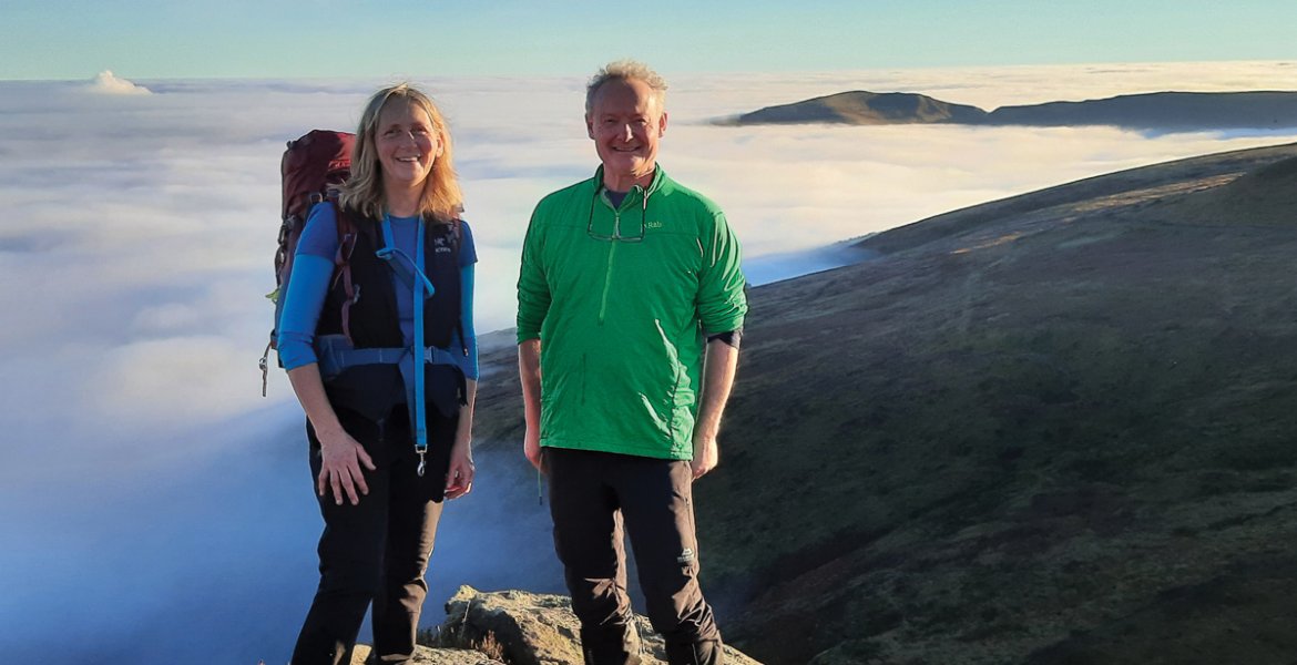 Guides Rachel Bolton and Richard Tower