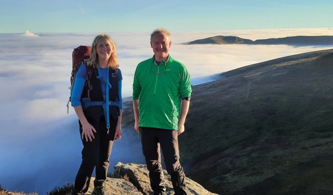 Guides Rachel Bolton and Richard Tower