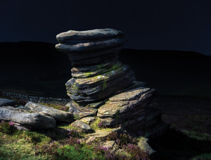 Beth’s portrait of the famous Salt Cellar draws attention to the tor’s sculptural form