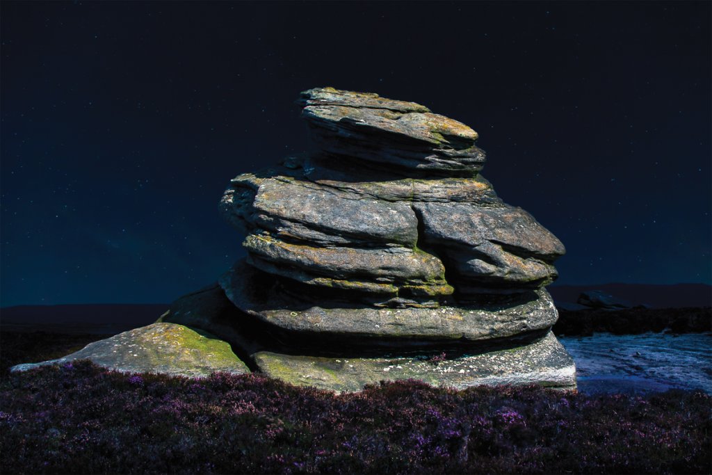 Cakes of Bread rock formation at Derwent Edge