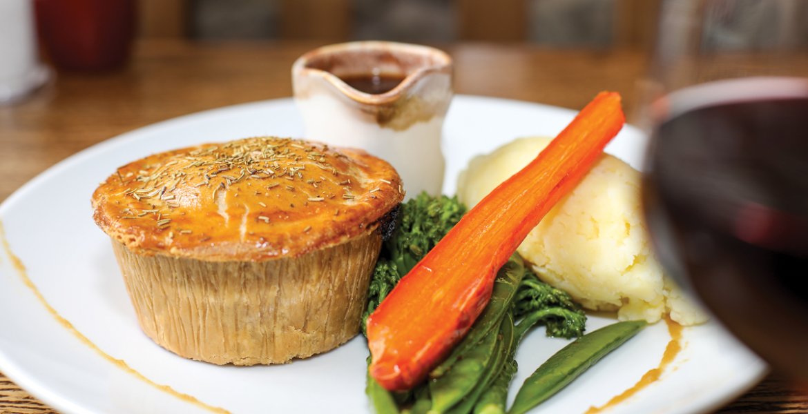 The Bulls Head Inn at Foolow – delicious food