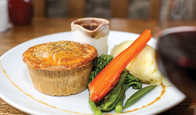 The Bulls Head Inn at Foolow – delicious food