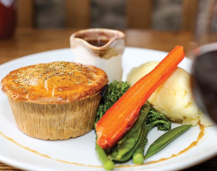 The Bulls Head Inn at Foolow – delicious food
